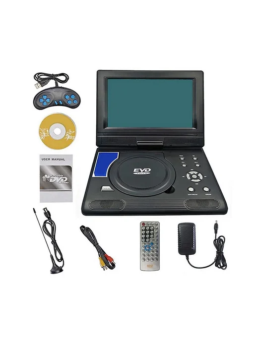 9 8 Портативный DVD плеер с 3D звуком, вариант