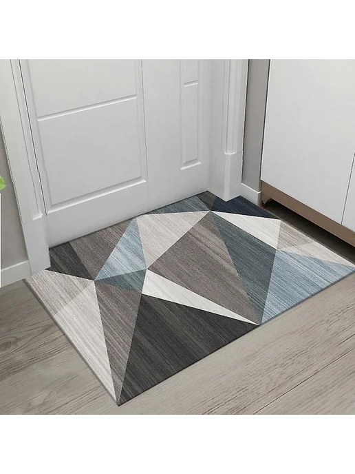 Геом коврик для 60x90см 1ШТ Цв стиль 6 Коврик для двери, 60x90 см, 1 шт, фото 4