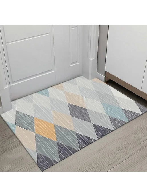 Геом коврик для 60x90см 1ШТ Цв стиль 6 Коврик для двери, 60x90 см, 1 шт, фото 5