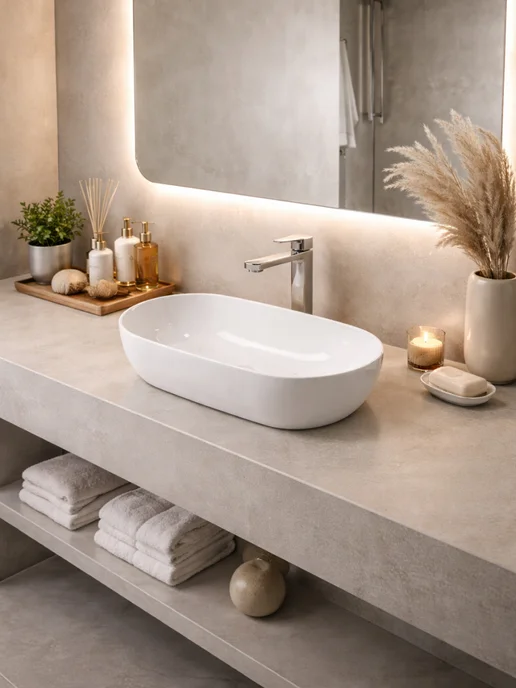 Ceramicanova Раковина накладная в ванную Twist, 50х30 см, 50x30 см, фото 8