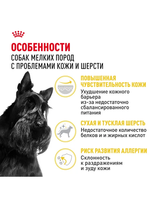 Сухой корм Royal canin Dermacomfort для собак, мелкие, 3 кг, фото 4