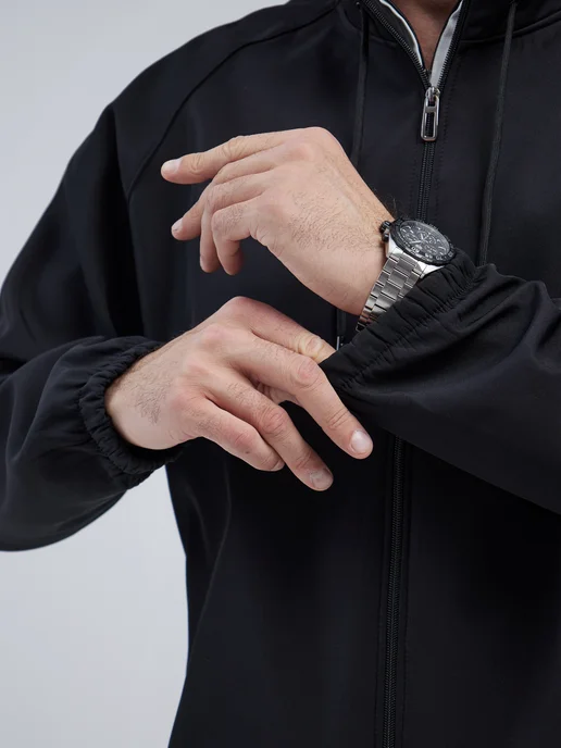 MODLOOK Ветровка спортивная демисезон, черный, фото 7