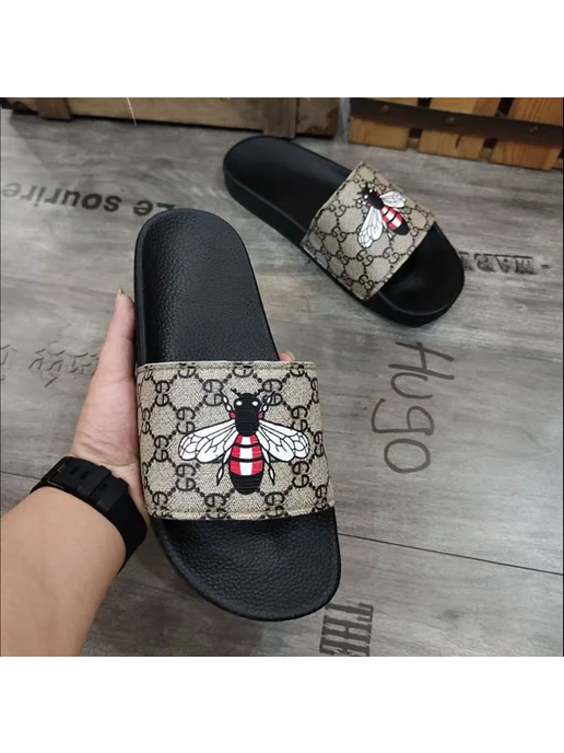 GUCCI 革靴3足セット Тапки gucci мужские - Купить в интернет магазине WildBerries.ru