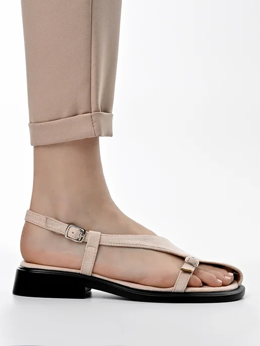 Letsgo Shoes Босоножки летние, бежевый, фото 7