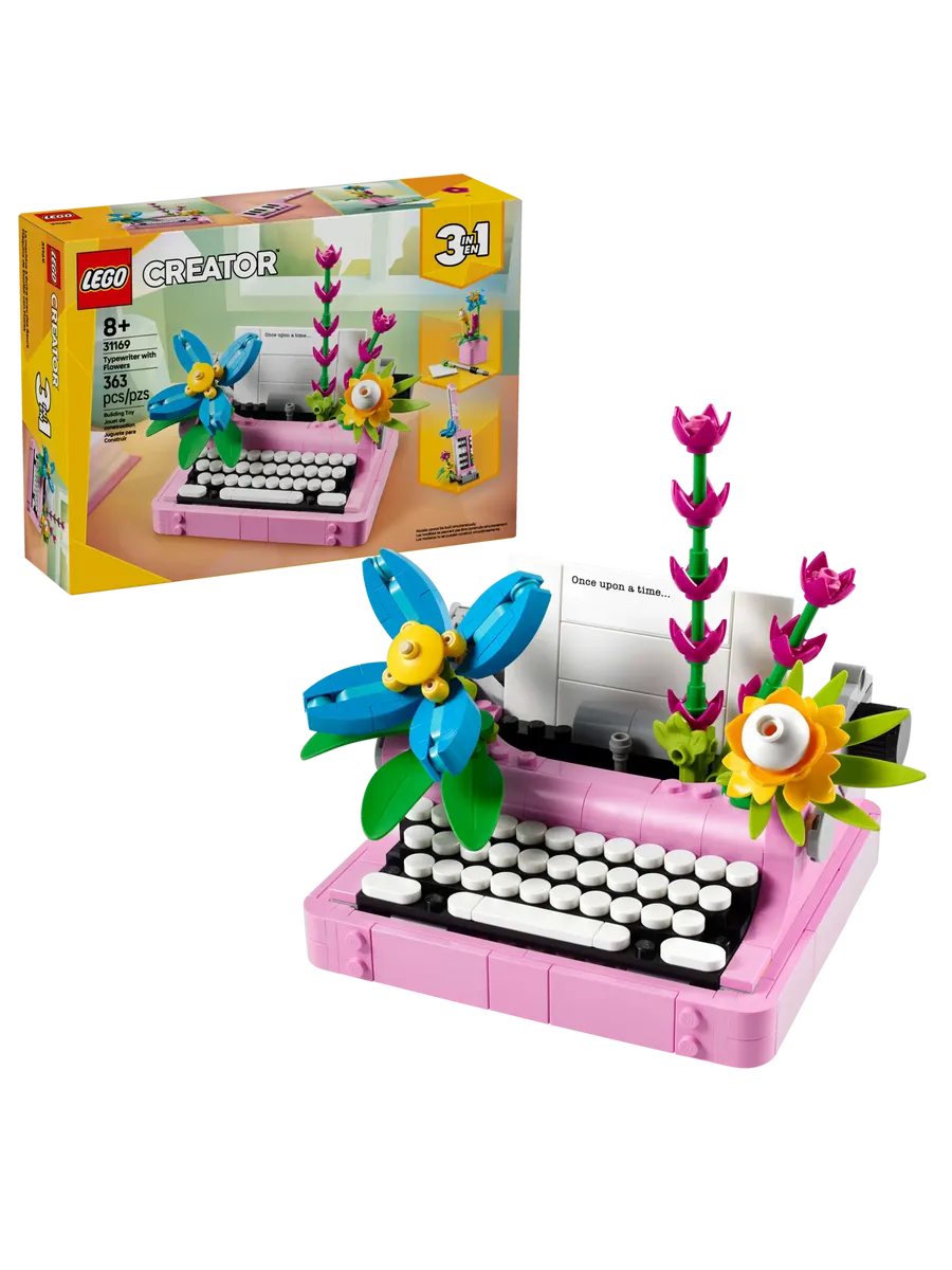 LEGO Creator Печатная машинка с цветами 3-в-1 31169