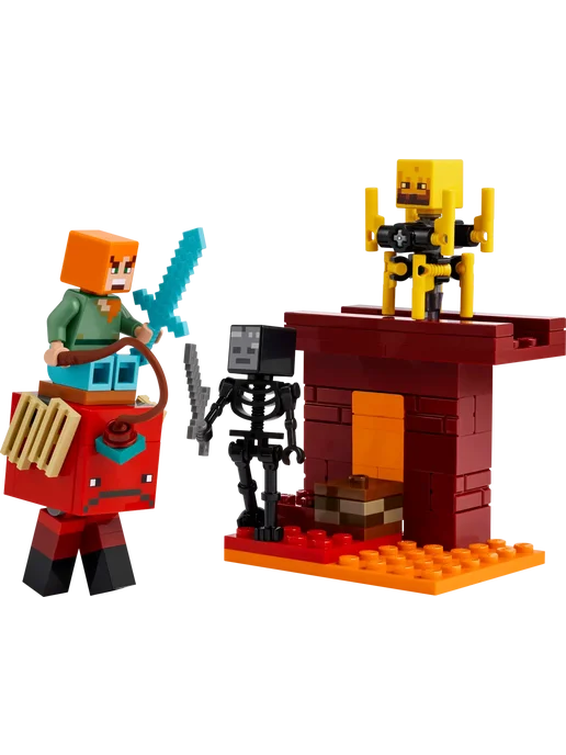 LEGO Minecraft Битва на Нижнем мосту 21266, красный, фото 2