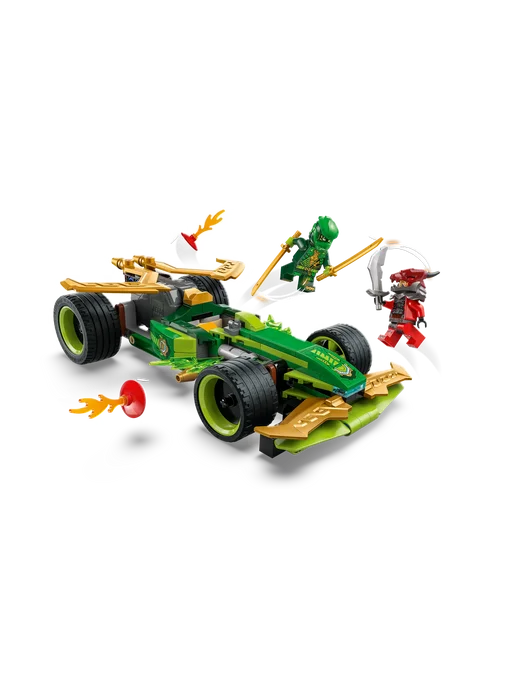 LEGO Ninjago Инерционный гоночный автомобиль Ллойда 71828, зеленый, фото 3