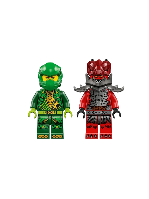 LEGO Ninjago Инерционный гоночный автомобиль Ллойда 71828, зеленый, фото 4