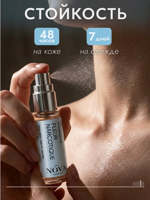 Nova Parfum Fleur Narcotique духи 12 мл, 12 мл, фото 8