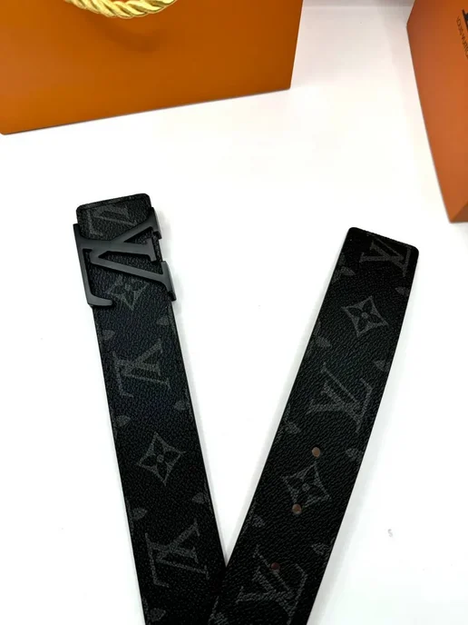 LV Ремень Louis Vuitton брендовый, черный, фото 8