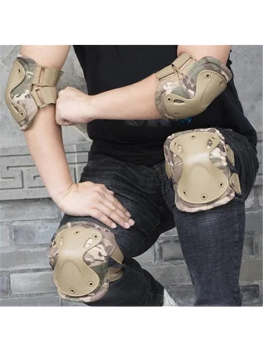 Тактические наколенники и Р. L Цв. Khaki Gloves, вариант, фото 2