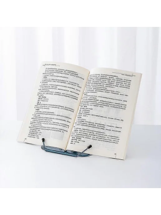 Металлическая подставка для книг Цв Светло-синий, синий, фото 3
