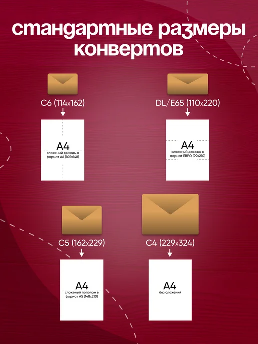 Почтовый Экспресс Крафтовые бумажные конверты С4 229х324 мм 50 шт, 229x324 мм, 50 шт, фото 6
