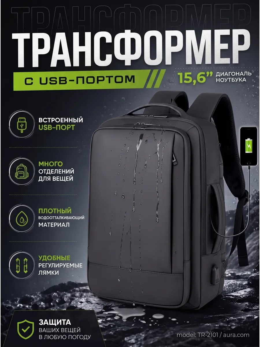 Рюкзак городской трансформер