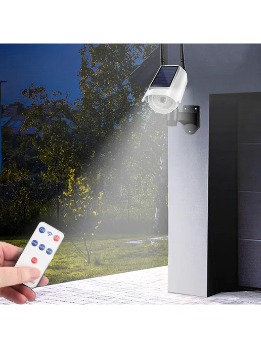 Сенсорная камера с LED для сада Цв Белый T, белый, фото 2