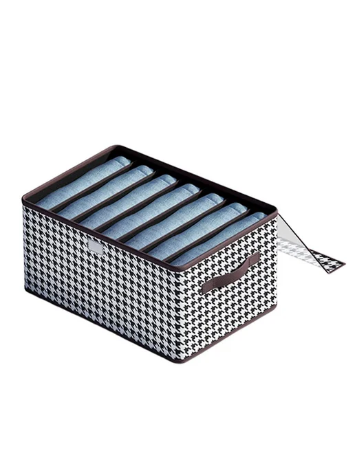Коробка для одежды с прочной ручкой Цв 6Grid, Ящик 7Grid