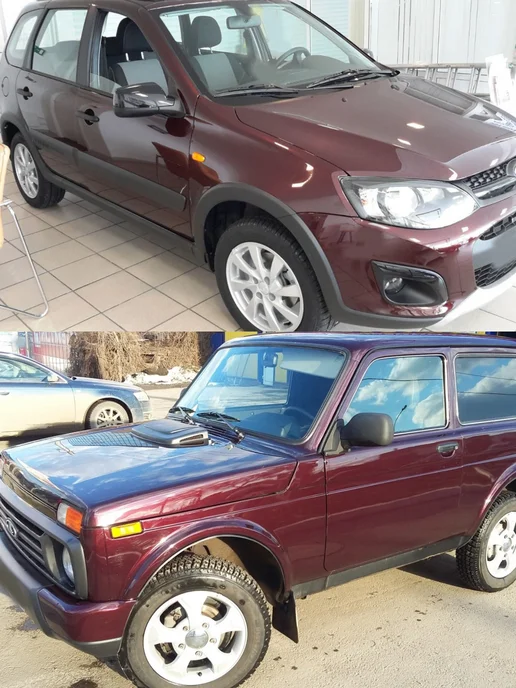 PODKRASKA.RU Набор для подкраски авто LADA Niva 192 Портвейн, красный, фото 2
