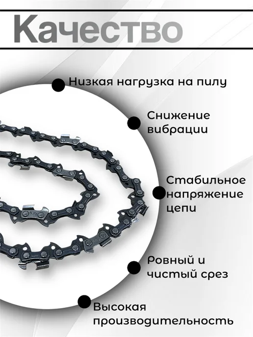 HomeFix Шина для мини бензопилы 6" с цепью для бензопилы 37 звеньев, вариант, фото 2