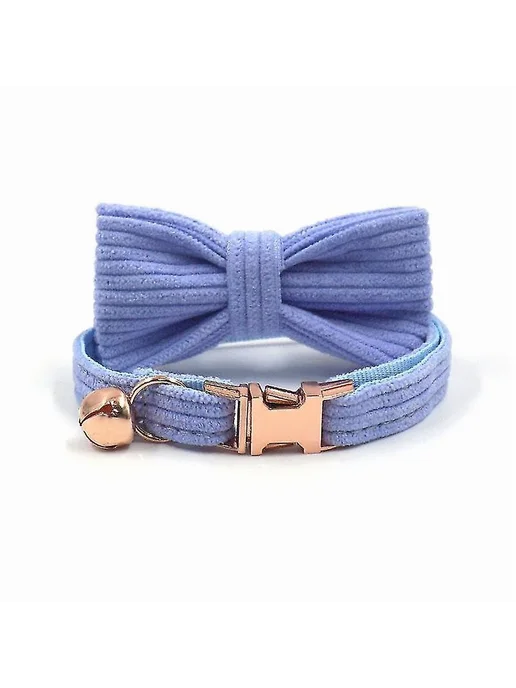Кошачий воротник фиолетовый Р. S Цв. Purple silver buckle, серебристый, фото 3