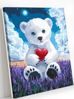 Мишка в лаванде Картина по номерам на холсте 40х50 см Art on Canvas 360386827 купить за 484 ₽ в интернет‑магазине Wildberries