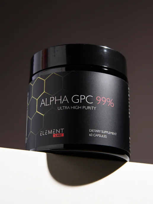 Element Labz Alpha GPC 99% Альфа ГФХ 400мг, 60 капсул, вариант, фото 6