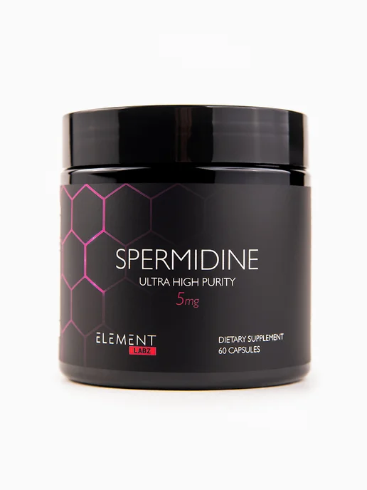 Element Labz Спермидин (Spermidine) 5 мг, 60 капсул, антиоксидант, 200 мл, фото 3