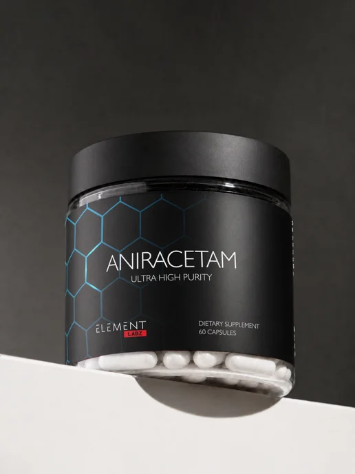 Element Labz Анирацетам Pure Aniracetam Ноотроп 500 mg, 60 капсул, вариант