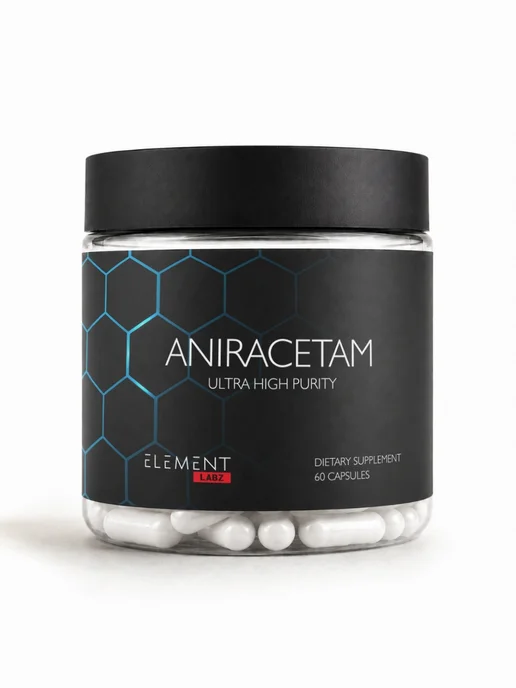 Element Labz Анирацетам Pure Aniracetam Ноотроп 500 mg, 60 капсул, вариант, фото 8