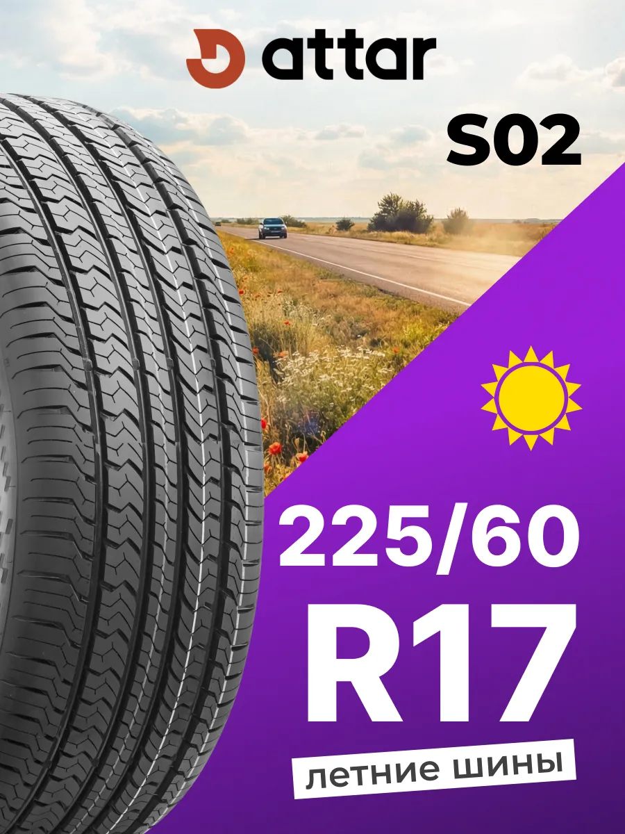 Шины летние R17 225 60 99 V S02