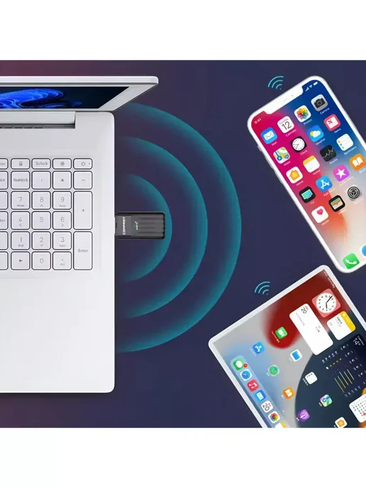 COMFAST USB Wi-Fi адаптер двухдиапазонный CF-970AX Wifi Dongle, вариант, фото 7