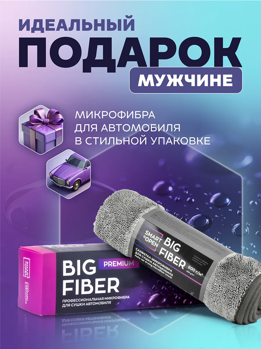 Подарок тряпка для машины микрофибра