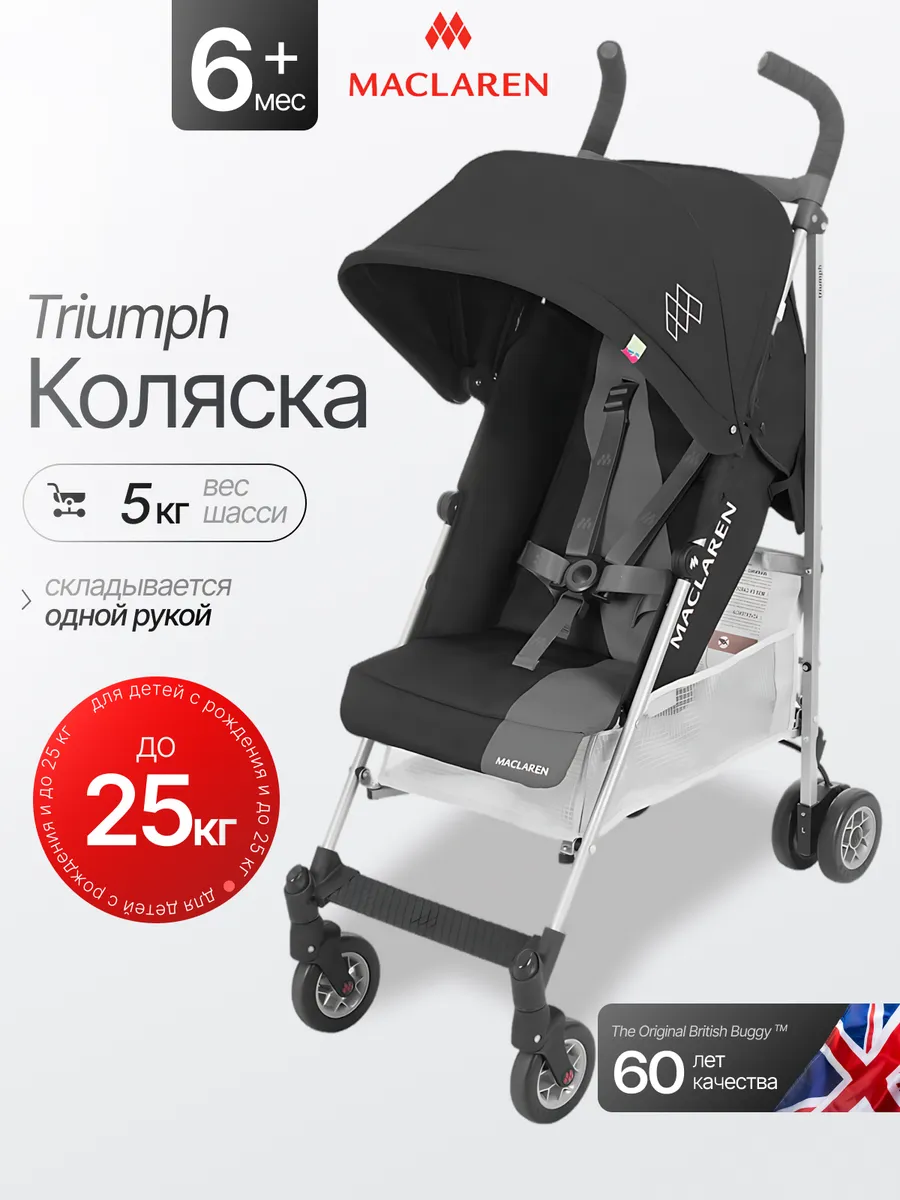 Коляска трость Triumph Black Charcoal