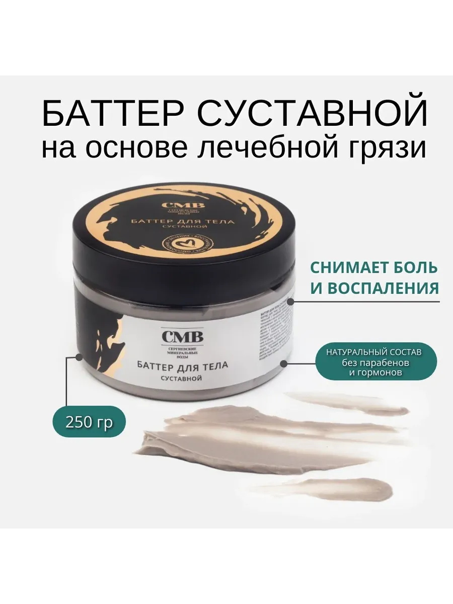 Баттер для тела суставной с целебной грязью