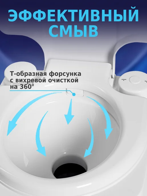 Lupmex Биотуалет для дома и дачи переносной с подарком, белый, фото 6