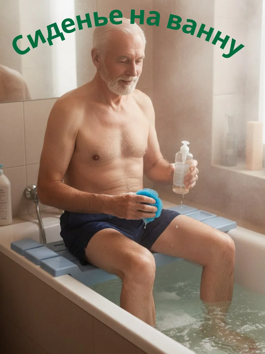 Полка столик сиденье на ванну