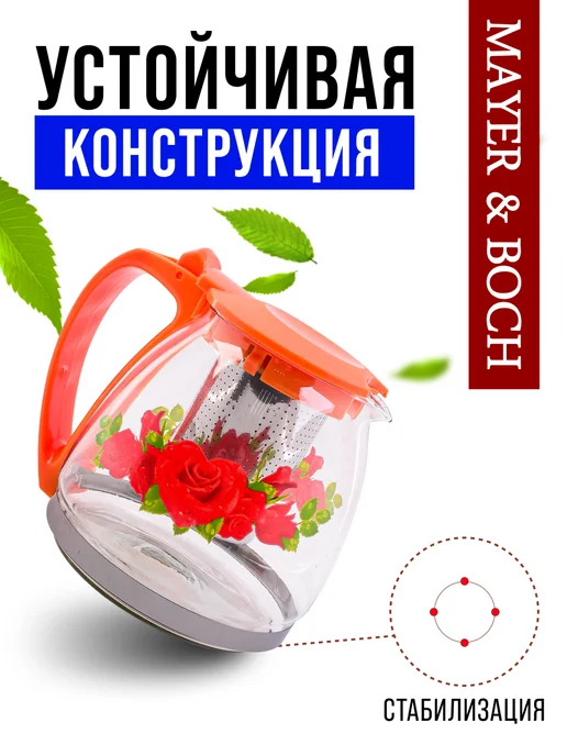 Чайник заварочный 1 л - фото 7