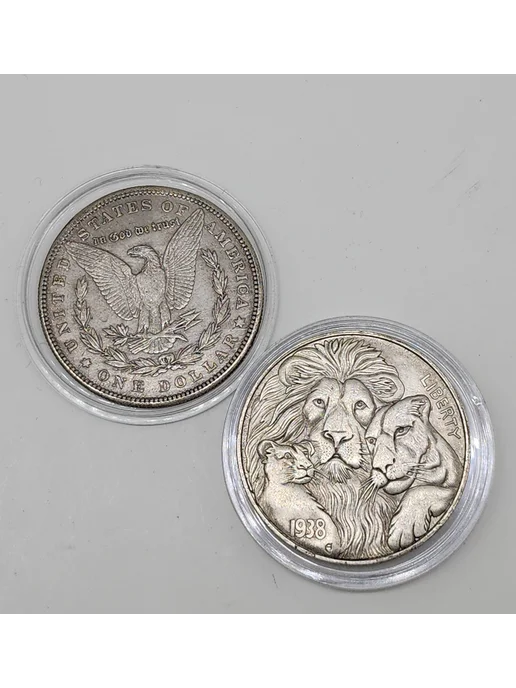 GiftPill Сувенирная монета "Семья львов 1938", вариант, фото 4