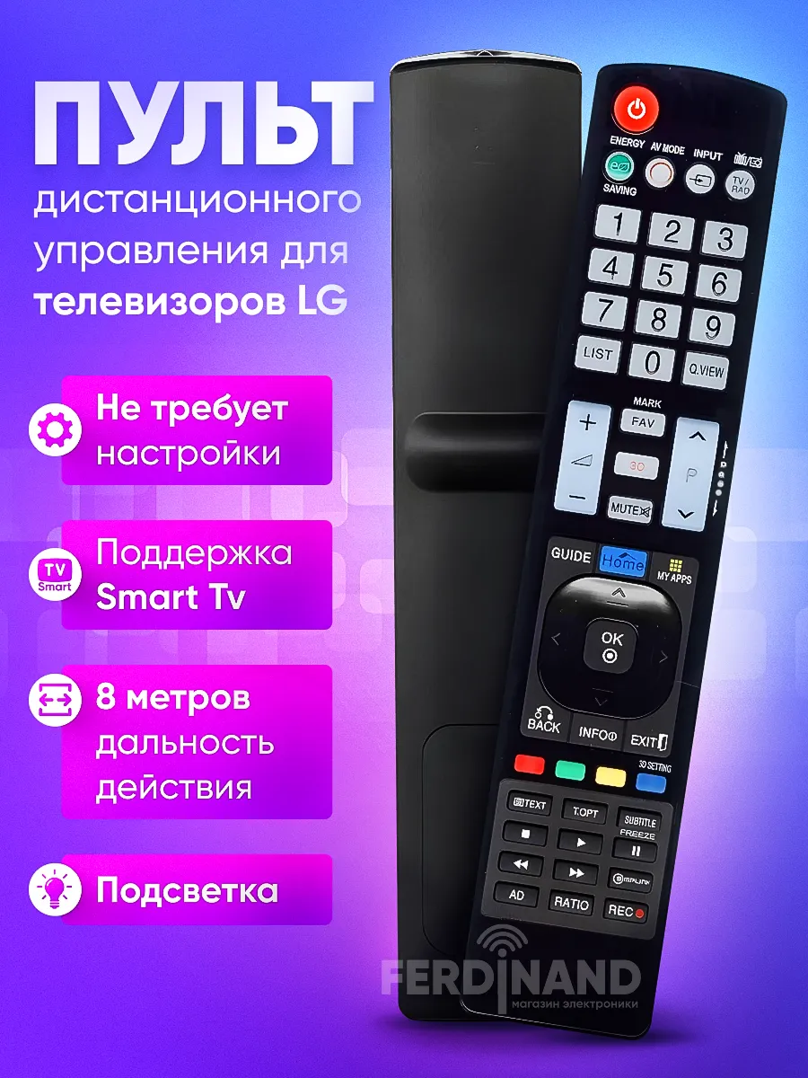 пульт для телевизоров элджи RM-930EU