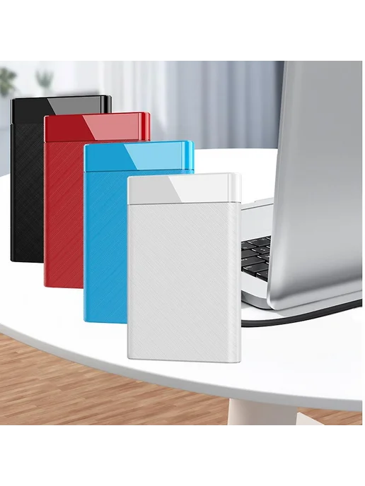 Корпус SSD 2.5 USB 3.0 для ноутбуков Цв. Белый, белый, фото 2