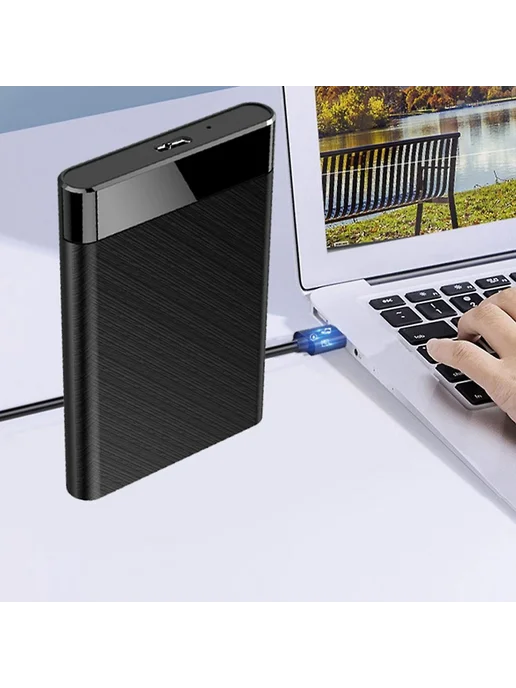 Корпус SSD 2.5 USB 3.0 для ноутбуков Цв. Белый, белый, фото 3