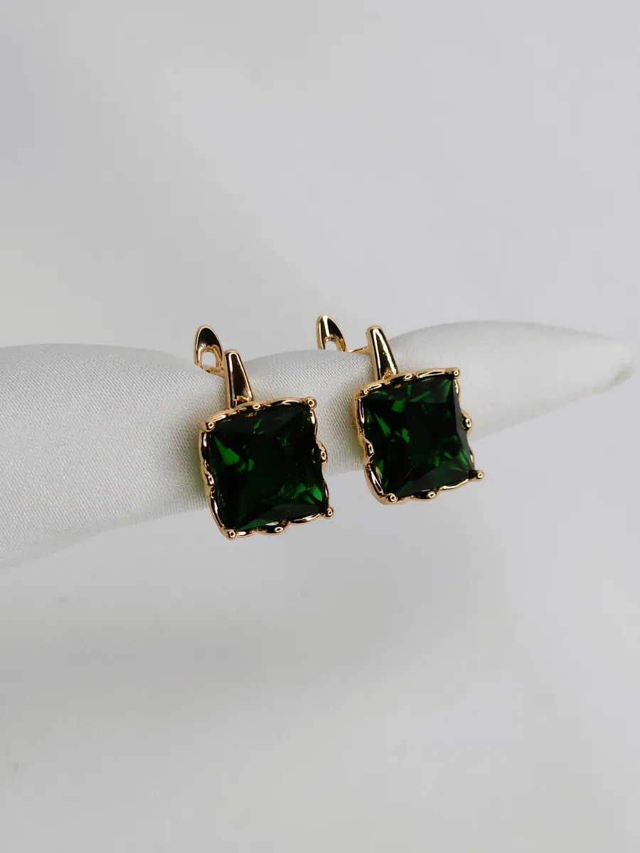Серьги классические повседневные, 1,5 см.