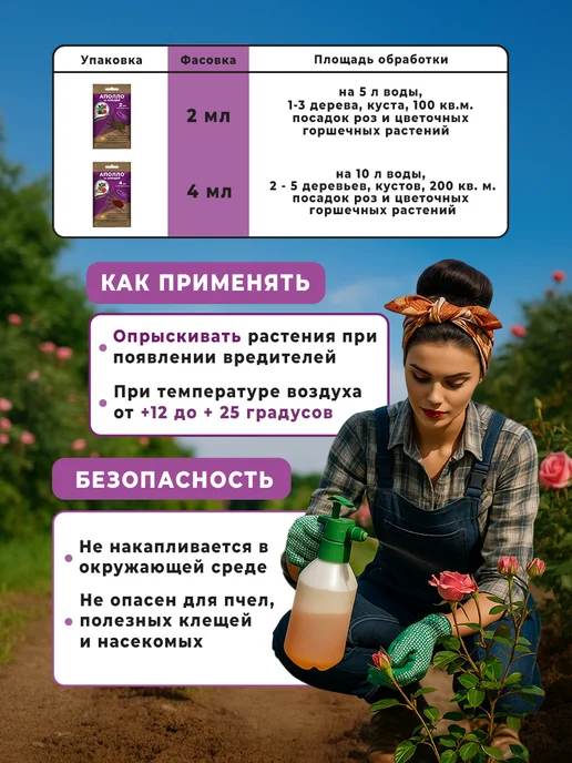 Зеленая Аптека Садовода Аполло от клеща акарицид, зеленый, фото 3