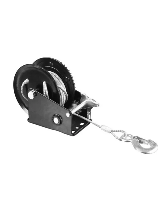 Stayer Ручная барабанная тросовая лебедка 0.9т,8м, 43112-0.9, 8 м, фото 2