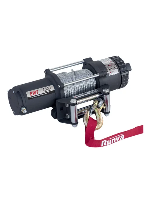 Runva Лебёдка электрическая 12V 4500 lbs 2041 кг (сталь), 2041 кг, фото 2