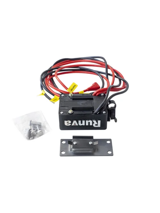 Runva Лебёдка электрическая 12V 4500 lbs 2041 кг (синтетика), 2041 кг, фото 3