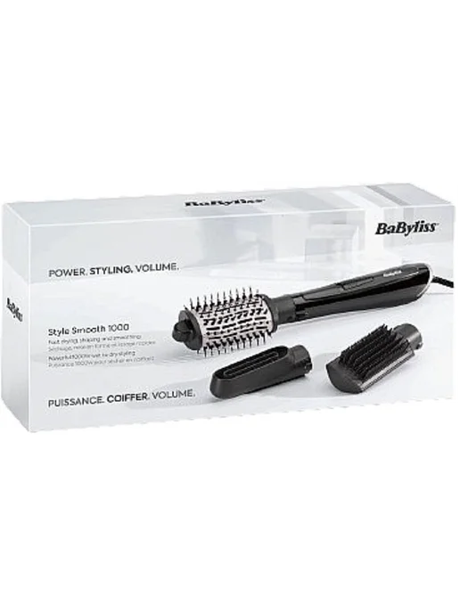 babyliss Стайлер фен-щётка AS128E, черный, фото 5