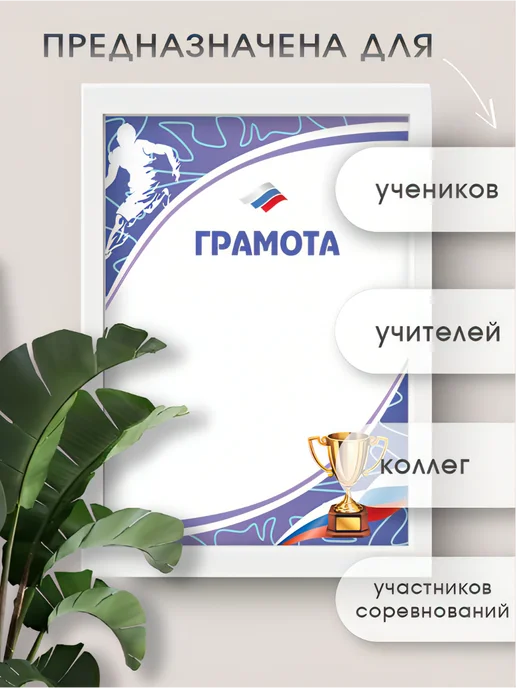 Про Бел Грамота спортивная А4 набор 40 штук, голубой, 100 шт, фото 3