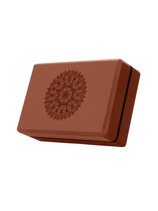 Йога-блок для дома и фитнеса Р 22 5cmx15cmx7 5cm Цв Coffee, вариант