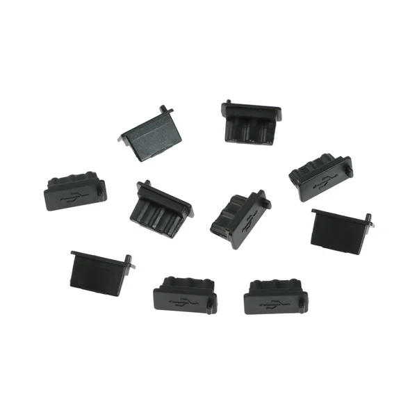 Заглушка Usb, пластик, чёрный, набор 10 шт