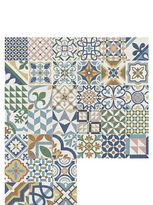 Керамогранит Design Art 20x20x0.8 Mix4 матовый, 20x20x0.8, фото 4